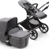 Bugaboo Fox3 Complete Stroller (One Box) - Graphite / Grey Melange / Grey Melange