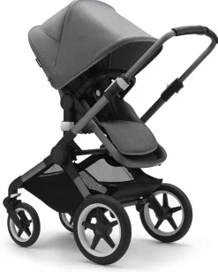 Bugaboo Fox3 Complete Stroller (One Box) - Graphite / Grey Melange / Grey Melange