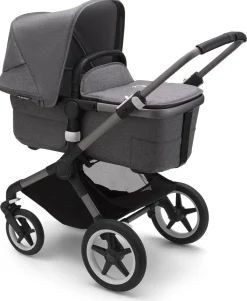 Bugaboo Fox3 Complete Stroller (One Box) - Graphite / Grey Melange / Grey Melange