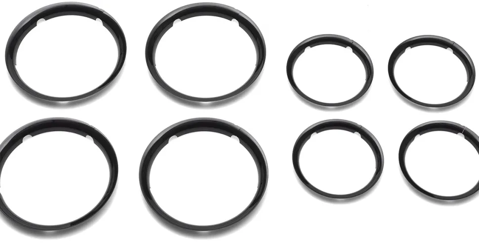 Bugaboo Fox Wheel Caps - Glossy Black