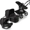 Bugaboo Kangaroo Complete + Turtle Air Shield By Nuna Travel System Bundle - Black / Midnight Black / Midnight Black / Black