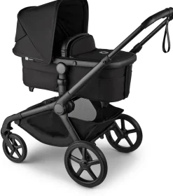 Bugaboo Kangaroo Complete + Turtle Air Shield By Nuna Travel System Bundle - Black / Midnight Black / Midnight Black / Black