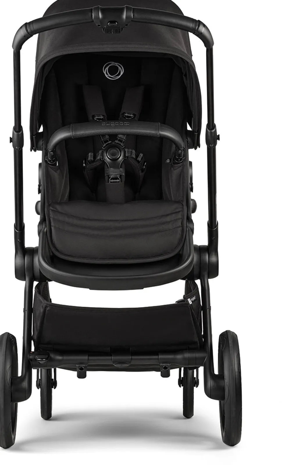 Bugaboo Kangaroo Complete + Turtle Air Shield By Nuna Travel System Bundle - Black / Midnight Black / Midnight Black / Black