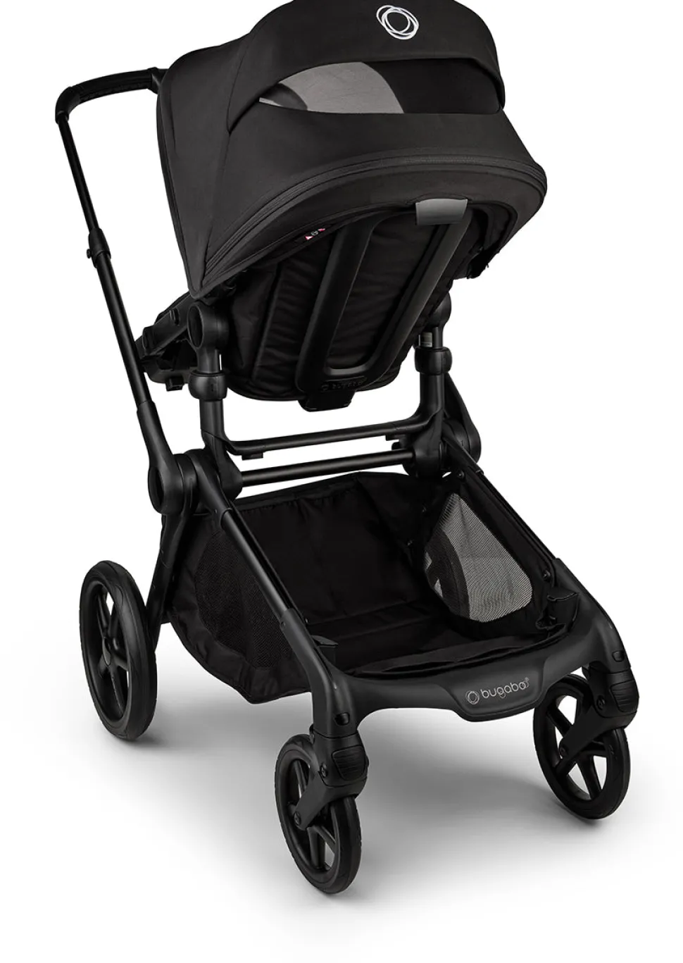 Bugaboo Kangaroo Complete + Turtle Air Shield By Nuna Travel System Bundle - Black / Midnight Black / Midnight Black / Black