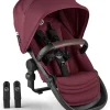 Bugaboo Kangaroo Sibling Seat - Black / Dark Cherry / Dark Cherry