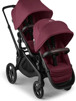 Bugaboo Kangaroo Sibling Seat - Black / Dark Cherry / Dark Cherry