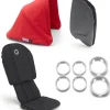 Bugaboo OPEN BOX Ant Style Set - Black/Neon Red