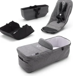 Bugaboo OPEN BOX Donkey3 Style Set - Grey Melange