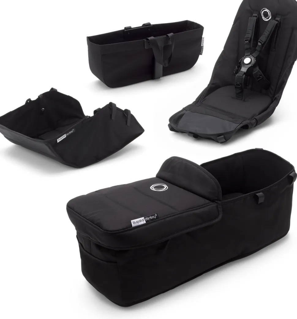 Bugaboo OPEN BOX Donkey3 Style Set - Black