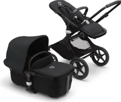 Bugaboo OPEN BOX Fox3 Complete Stroller (One Box) - Black / Midnight Black / Midnight Black