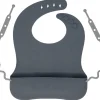 Busy Baby Bungee Bib - Pewter