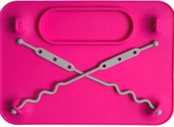 Busy Baby Mat with 2 Tethers - Pink
