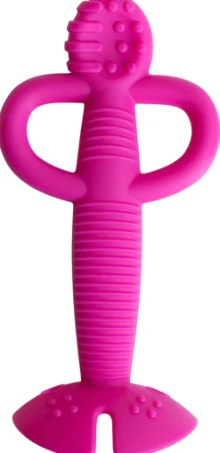 Busy Baby Teether & Training Spoon - Pink