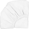 Charlie Crane Fitted Sheet for KUKO Moses Basket and KUMI Crib - White