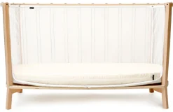 Charlie Crane KIMI Baby Bed with Organic Mattress - Hazelnut