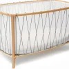 Charlie Crane KIMI Baby Bed with Organic Mattress - Black & White