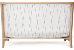 Charlie Crane KIMI Baby Bed with Foam Mattress - Desert