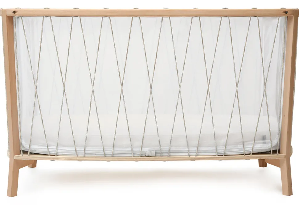 Charlie Crane KIMI Baby Bed with Foam Mattress - Desert