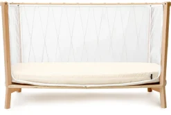 Charlie Crane KIMI Baby Bed with Foam Mattress - Desert