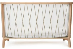 Charlie Crane KIMI Baby Bed with Foam Mattress - Hazelnut
