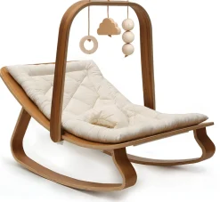 Charlie Crane LEVO Activity Arch for LEVO Baby Rocker - Walnut