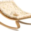 Charlie Crane LEVO Baby Rocker - Beech / Garbo & Friends Mimosa