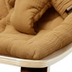 Charlie Crane LEVO Baby Rocker - Walnut / Camel