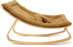 Charlie Crane LEVO Baby Rocker - Beech / Camel