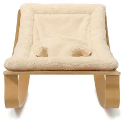 Charlie Crane LEVO Baby Rocker - Beech / Fur Milk