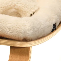 Charlie Crane LEVO Baby Rocker - Beech / Fur Milk