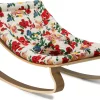 Charlie Crane LEVO Baby Rocker - Walnut / Le Petit Lucas du Tertre Hibiscus