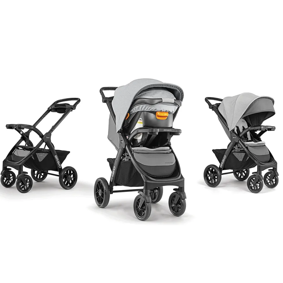 Chicco Bravo LE Trio Travel System - Driftwood