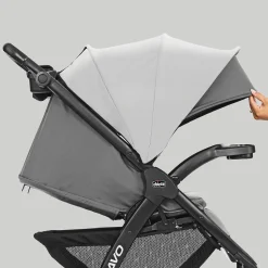 Chicco Bravo LE Trio Travel System - Driftwood