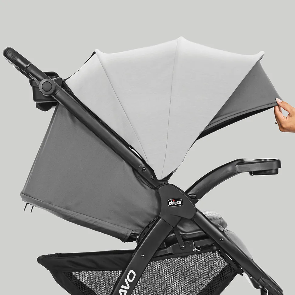 Chicco Bravo LE Trio Travel System - Driftwood