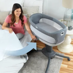 Chicco Close To You Bedside Bassinet - Heather Grey