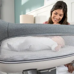 Chicco Close To You Bedside Bassinet - Heather Grey