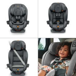 Chicco OneFit ClearTex All-In-One Convertible Car Seat - Slate