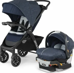 Chicco OPEN BOX Bravo LE Trio Travel System - Harbor