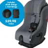 Clek 2021 Fllo Convertible Car Seat + Drink & Mat Thingy Bundle - C-Zero Thunder