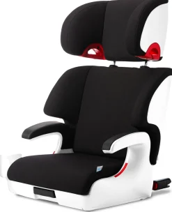 Clek Oobr High Back Belt Positioning Booster Car Seat - Railroad / White (Albee Exclusive)