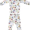 Copper Pearl 2 Piece Long Sleeve Pajamas - Diesel, 12M