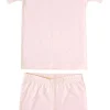 Copper Pearl 2 Piece Short Sleeve Pajamas - Blush, 18M
