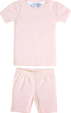 Copper Pearl 2 Piece Short Sleeve Pajamas - Blush, 18M