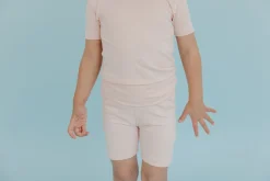 Copper Pearl 2 Piece Short Sleeve Pajamas - Blush, 18M