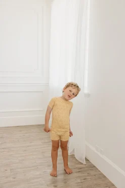 Copper Pearl 2 Piece Short Sleeve Pajamas - Vance, 12M