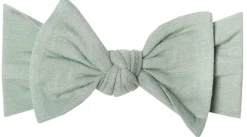 Copper Pearl Knit Headband Bow - Briar