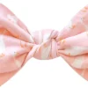 Copper Pearl Knit Headband Bow - Goosie