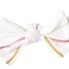 Copper Pearl Knit Headband Bow - Piper