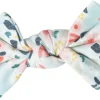 Copper Pearl Knit Headband Bow - Leilani