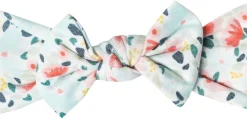 Copper Pearl Knit Headband Bow - Leilani